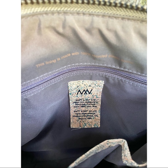 MATT& NAT taupe tote satchel purse - Picture 7 of 10